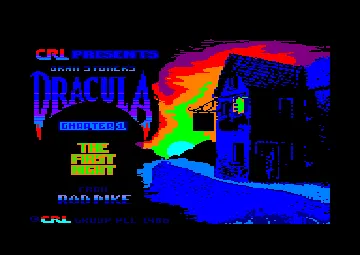 Dracula (F) (1986) [Hebdogiciel] (Trainer) screen shot title